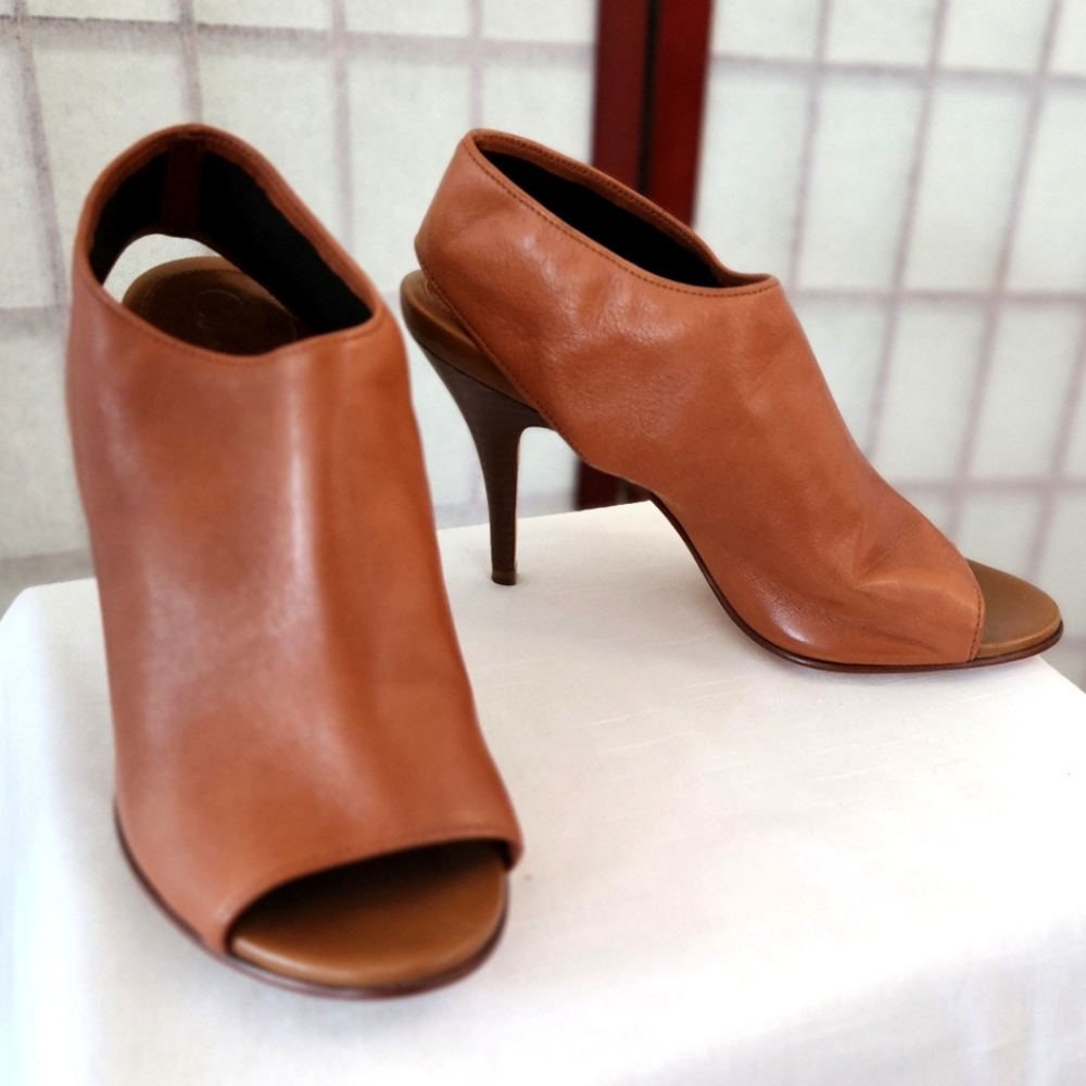 Cole Haan Nike Air brown leather & suede pumps US 9B